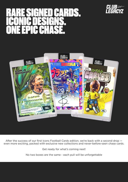 2025 Club Legacyz Icons Soccer Second Edition Display Box 3760392237459 at King Card Canada