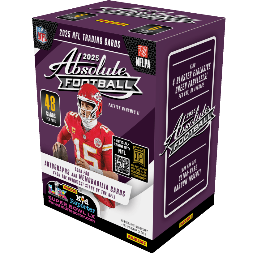 2025 Panini Absolute Football Blaster Box 746134186547 at King Card Canada