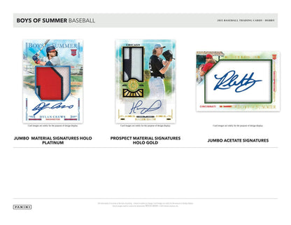 2025 Panini Boys of Summer Baseball Hobby Box 746134181870 at King Card Canada