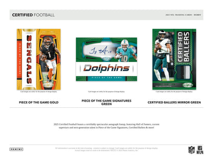 2025 Panini Certified Football Hobby Box 746134184987 at King Card Canada