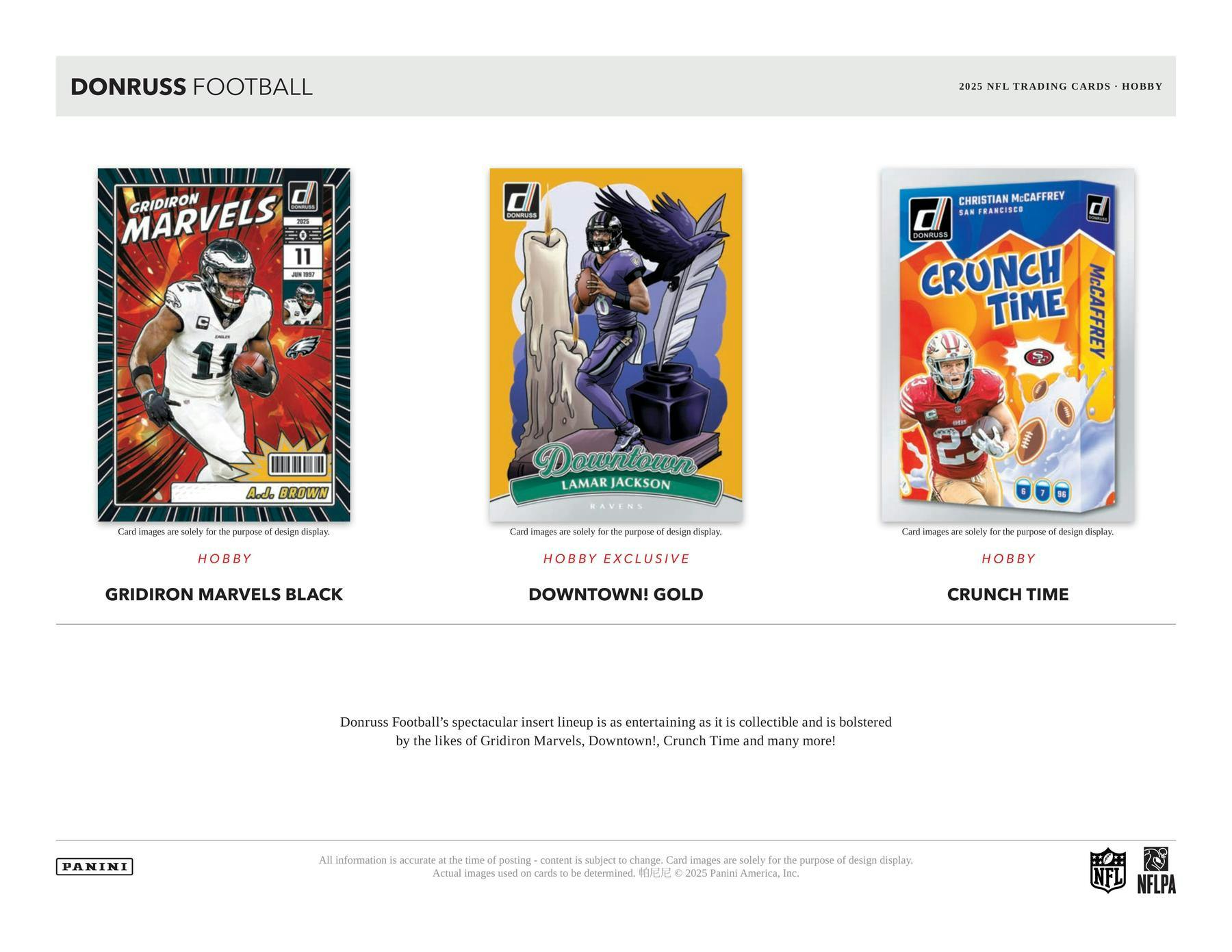 2025 Panini Donruss Football Hobby Box 746134185045 at King Card Canada