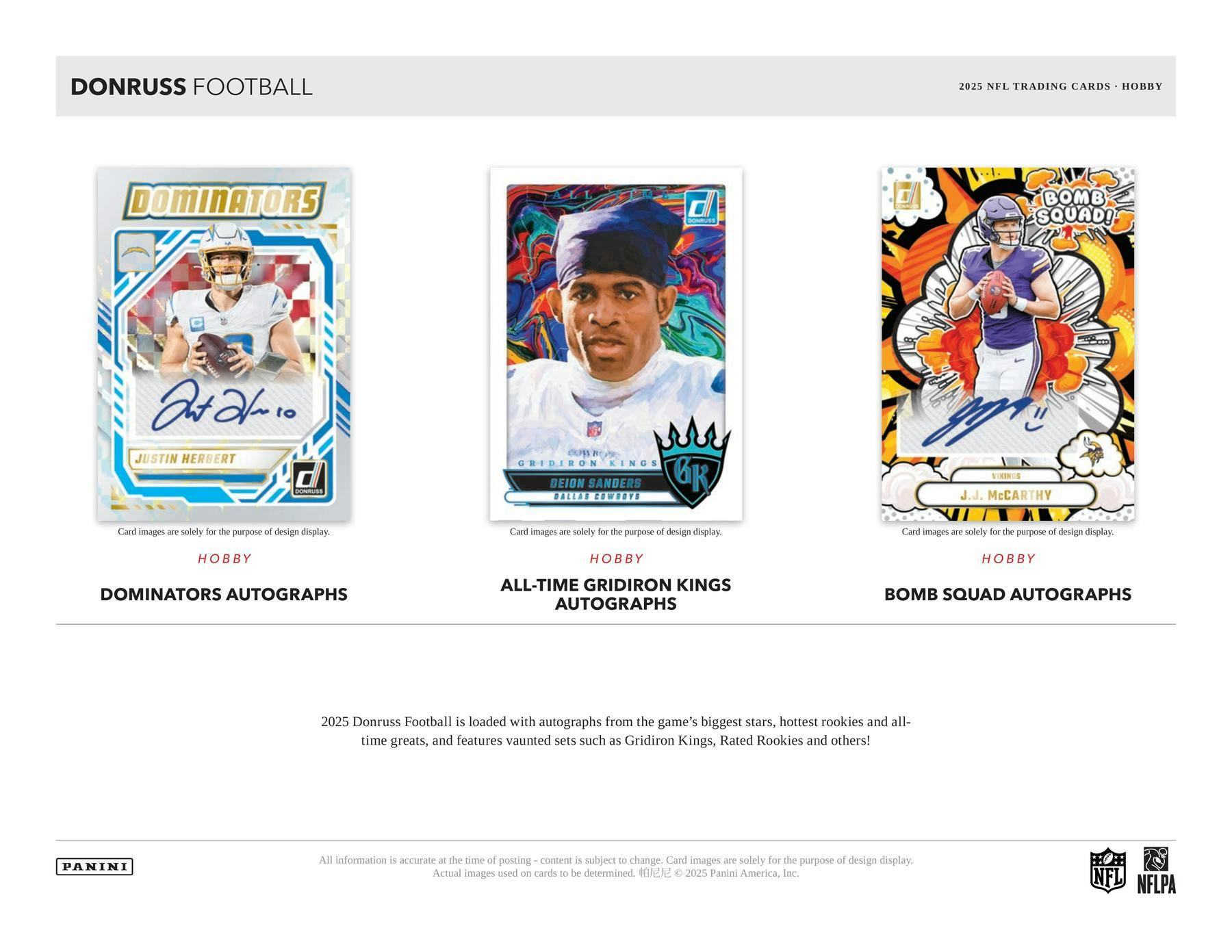 2025 Panini Donruss Football Hobby Box 746134185045 at King Card Canada