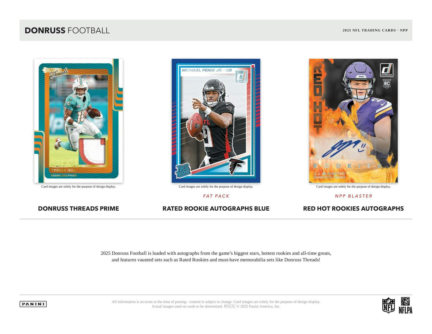 2025 Panini Donruss Football Mega Box 746134185199 at King Card Canada