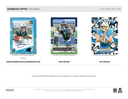 2025 Panini Donruss Optic Football Hobby Box 746134188152 at King Card Canada