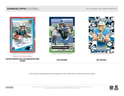 2025 Panini Donruss Optic Football International Hobby Box 746134188251 at King Card Canada