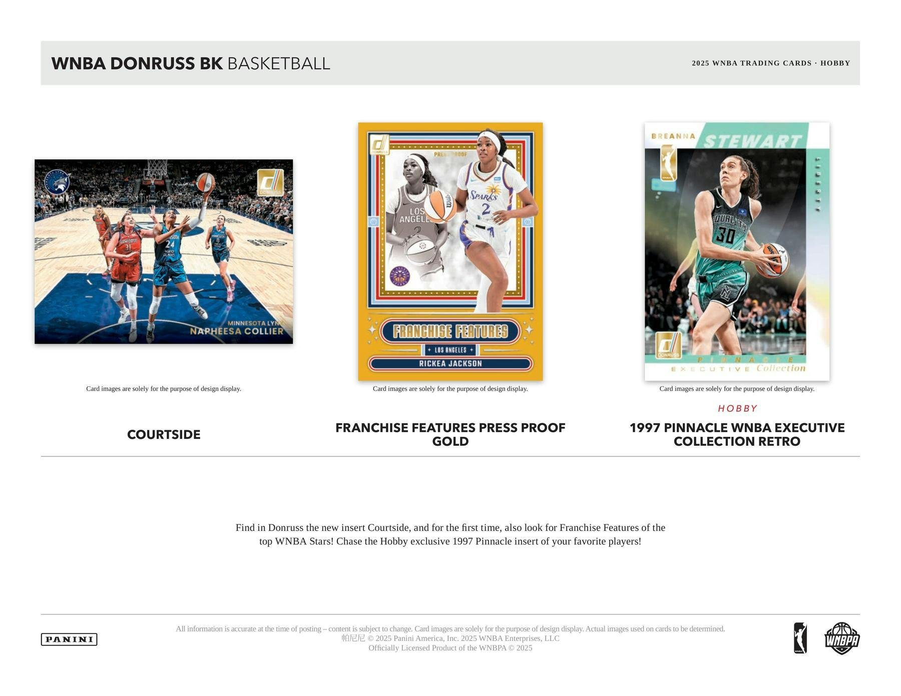 2025 Panini Donruss WNBA Basketball Hobby Box 746134190162 at King Card Canada