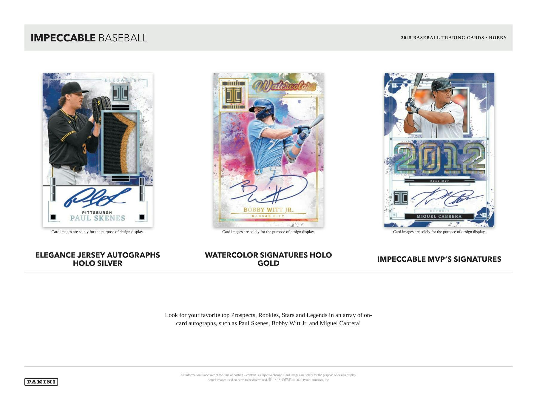 2025 Panini Impeccable Baseball Hobby Box 746134181993 at King Card Canada