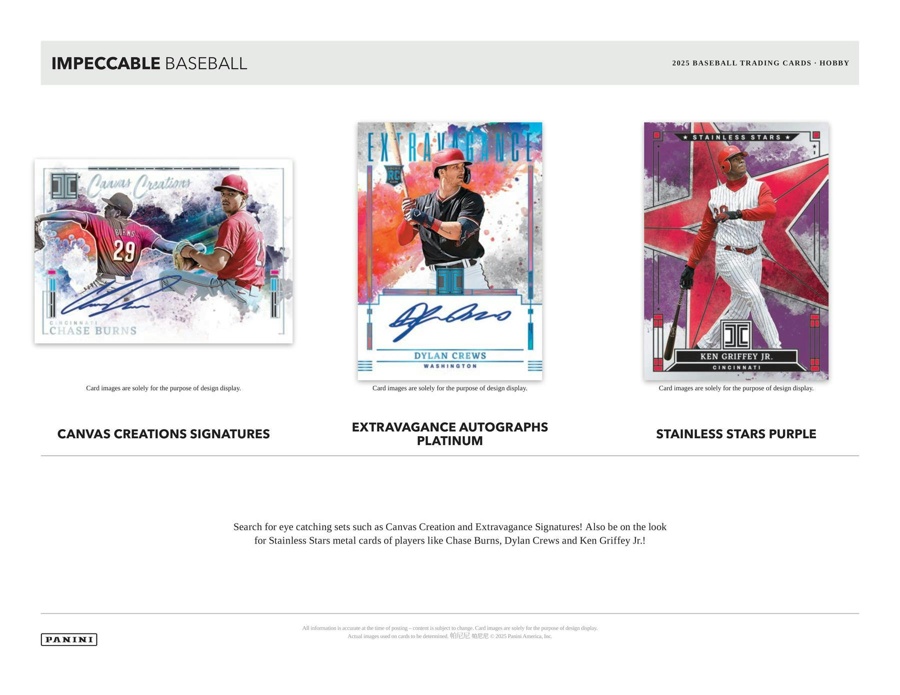 2025 Panini Impeccable Baseball Hobby Box 746134181993 at King Card Canada