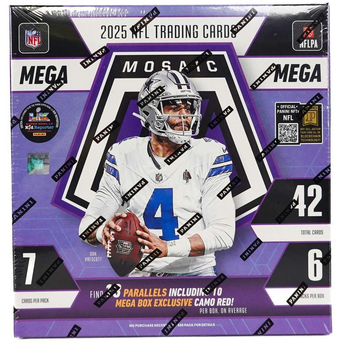 2025 Panini Mosaic Football Hobby Mega Box 746134186424 at King Card Canada