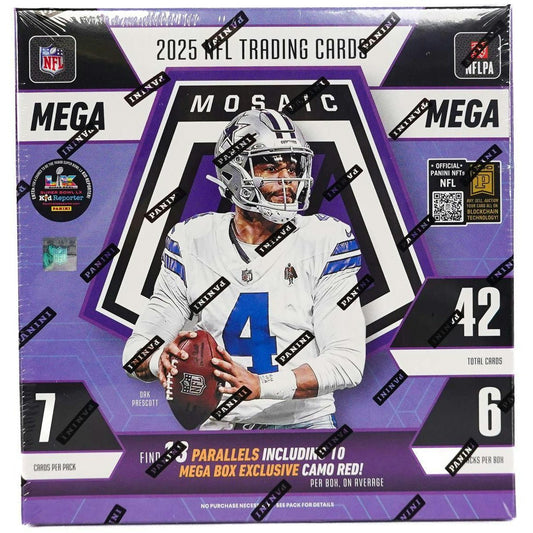 2025 Panini Mosaic Football Hobby Mega Box 746134186424 at King Card Canada