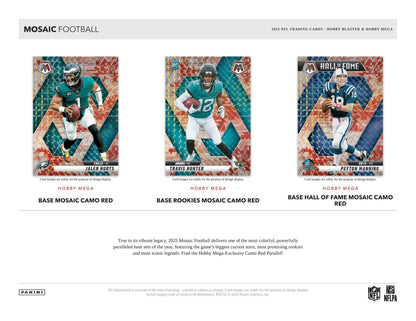 2025 Panini Mosaic Football Hobby Mega Box 746134186424 at King Card Canada