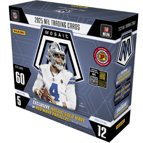 2025 Panini Mosaic Football International Hobby Box 746134186189 at King Card Canada