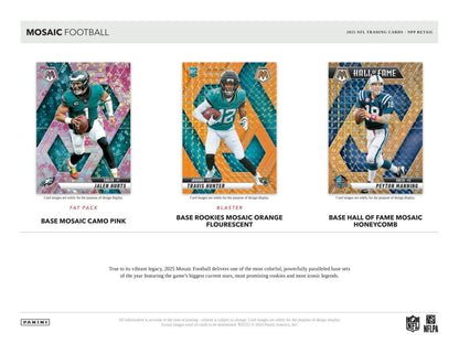 2025 Panini Mosaic Football Mega Box 746134191466 at King Card Canada