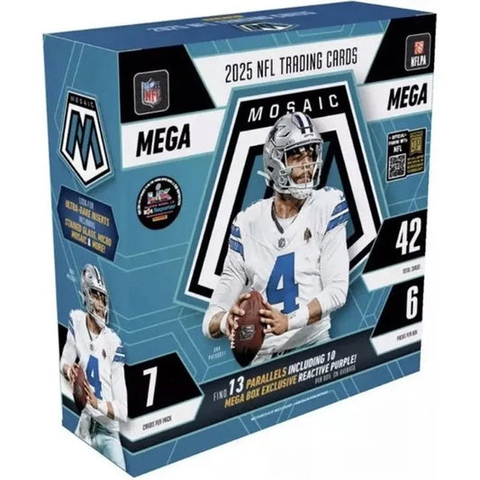 2025 Panini Mosaic Football Mega Box 746134191466 at King Card Canada