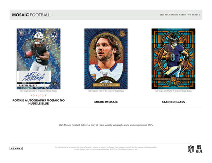2025 Panini Mosaic Football No Huddle Box 746134186158 at King Card Canada