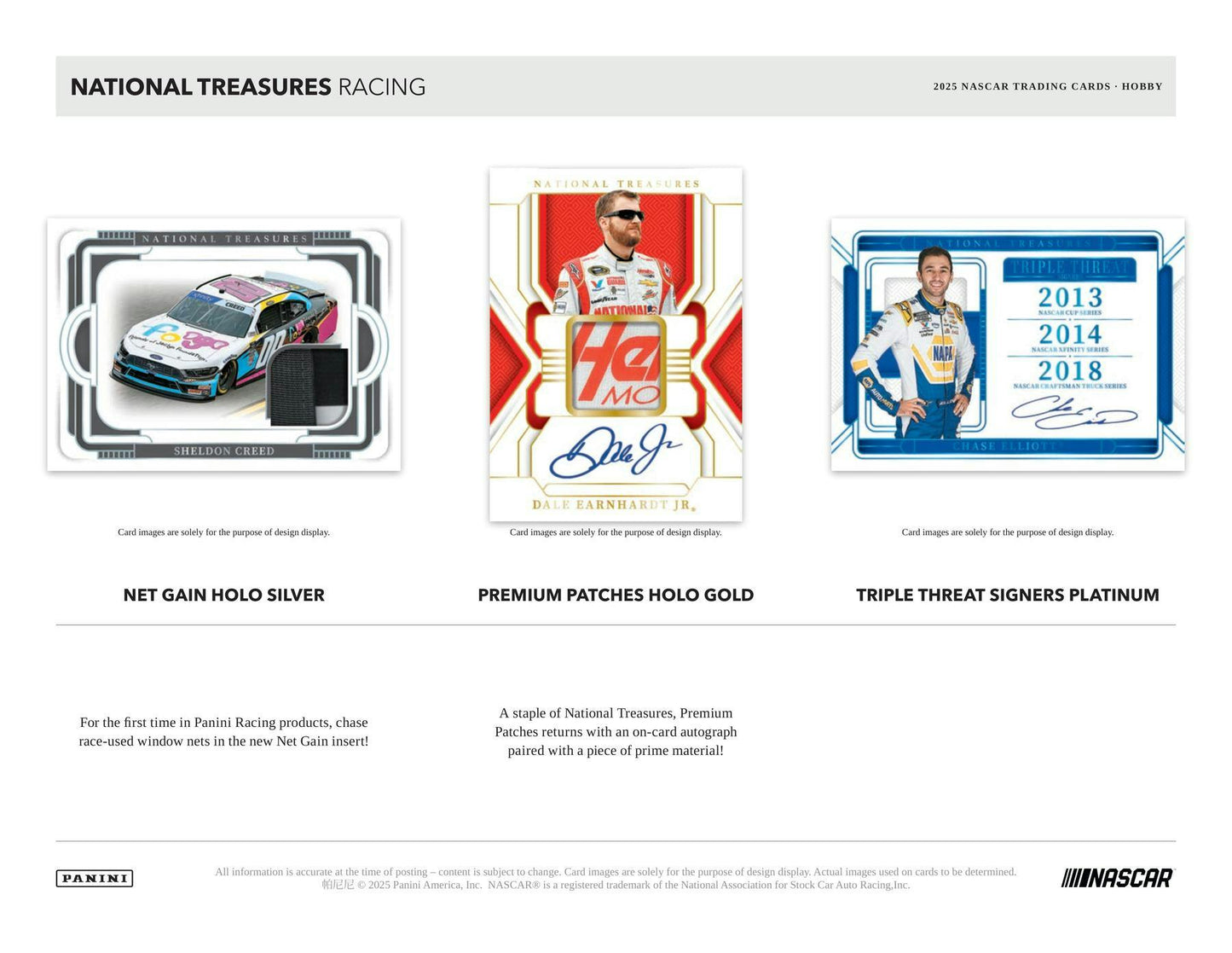 2025 Panini National Treasures NASCAR Racing Hobby Box 746134182976 at King Card Canada