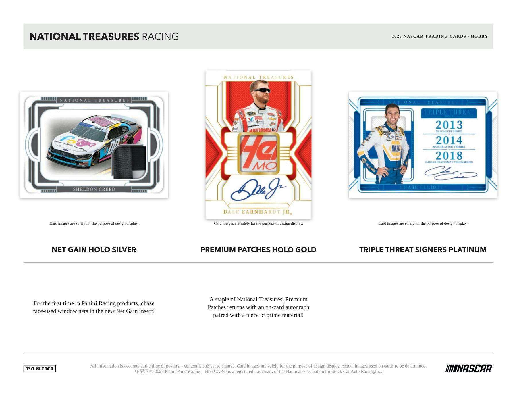 2025 Panini National Treasures NASCAR Racing Hobby Box 746134182976 at King Card Canada