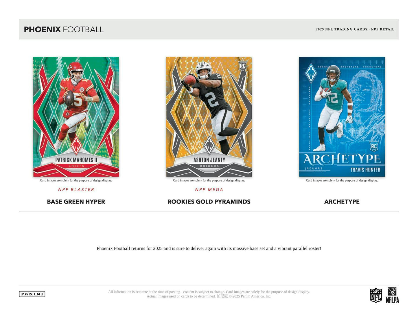 2025 Panini Phoenix Football Blaster Box 746134187124 at King Card Canada
