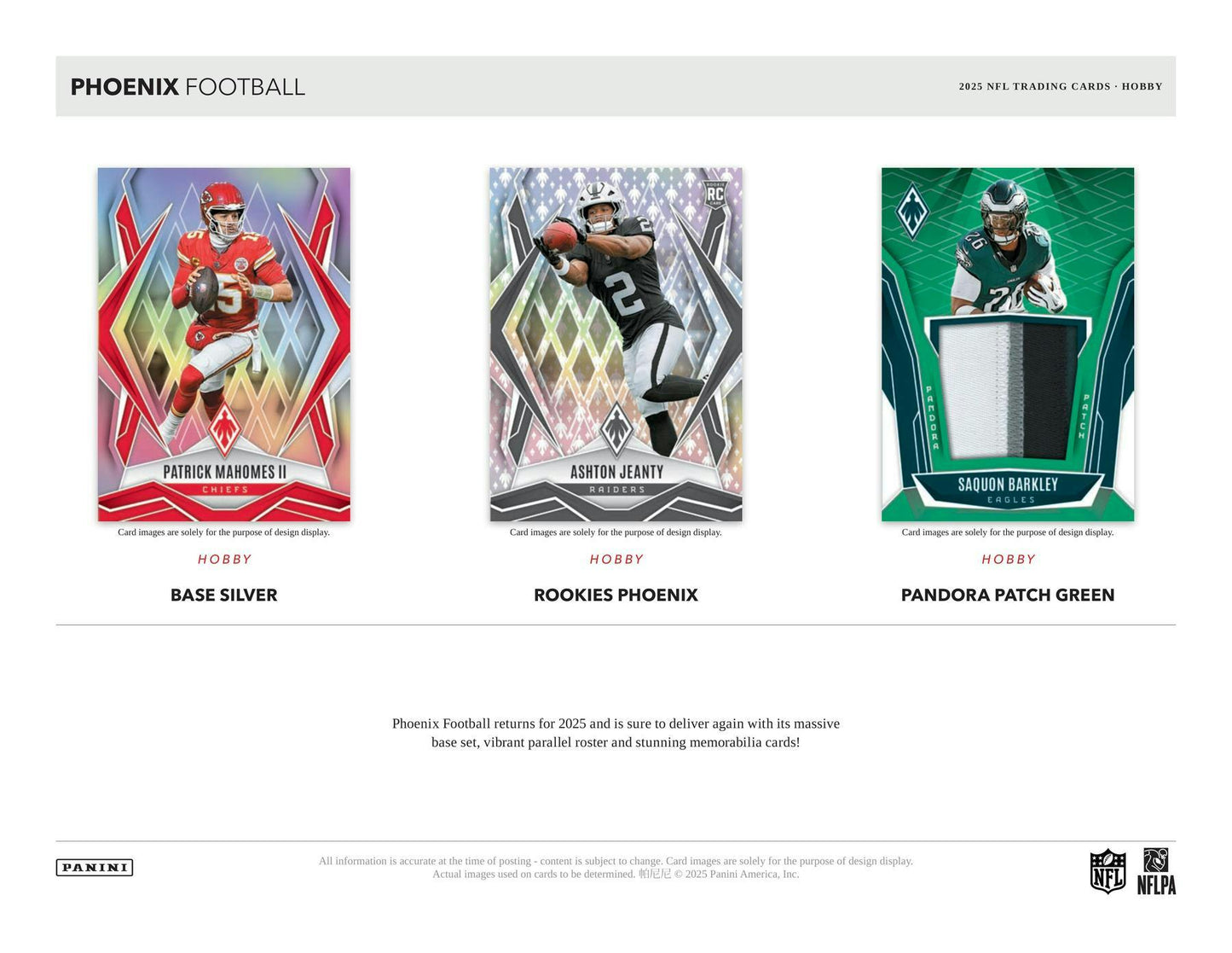 2025 Panini Phoenix Football Hobby Box 746134186967 at King Card Canada