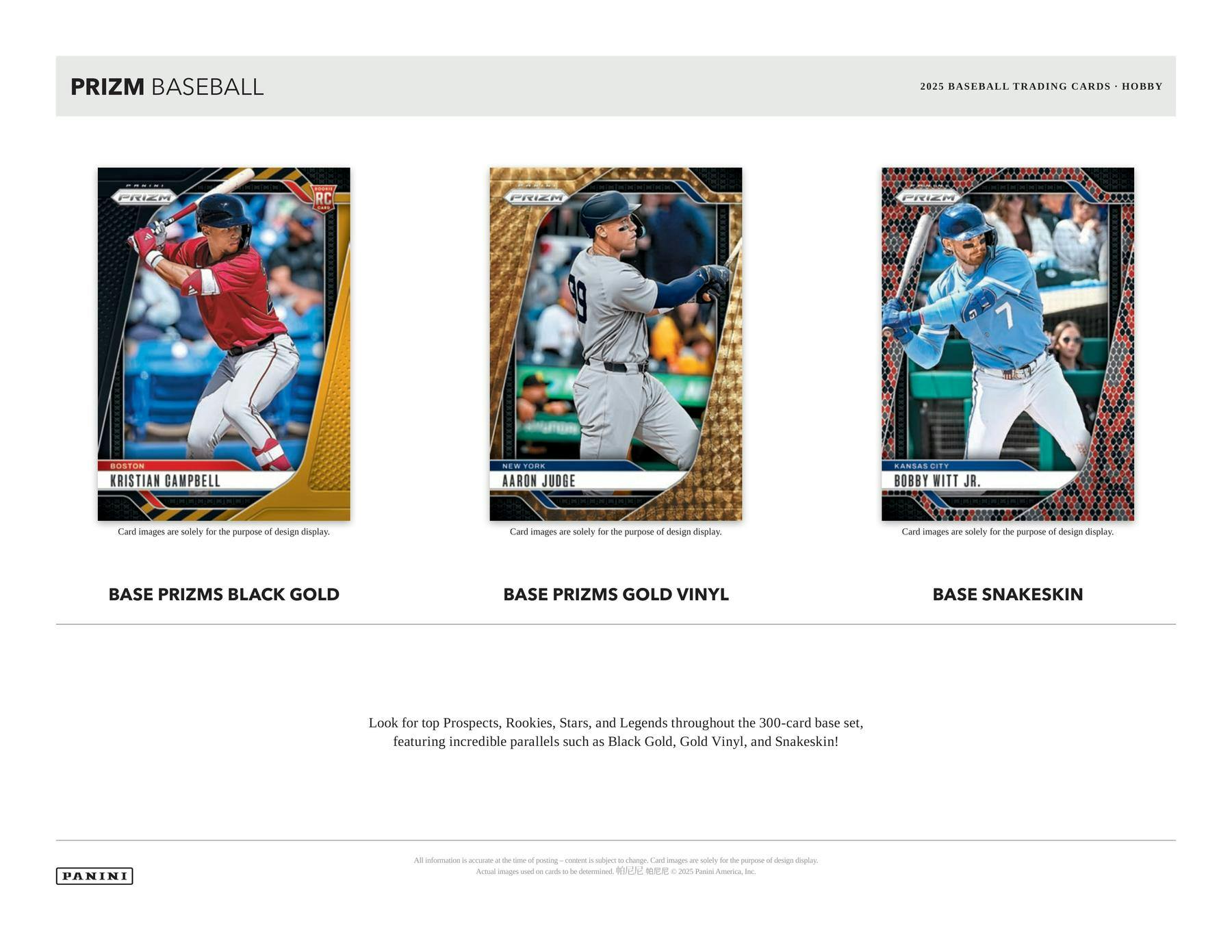 2025 Panini Prizm Baseball Hobby Box 746134182044 at King Card Canada