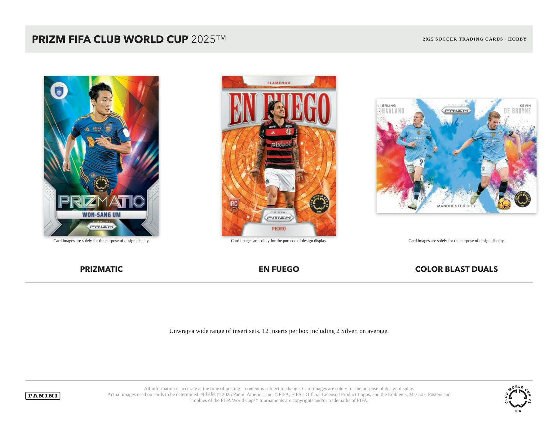 2025 Panini Prizm FIFA Club World Cup Soccer Hobby Box 746134178047 at King Card Canada