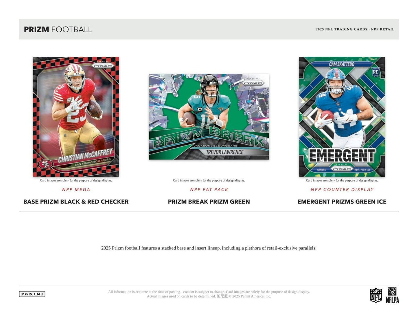 2025 Panini Prizm Football Mega Box 746134187421 at King Card Canada