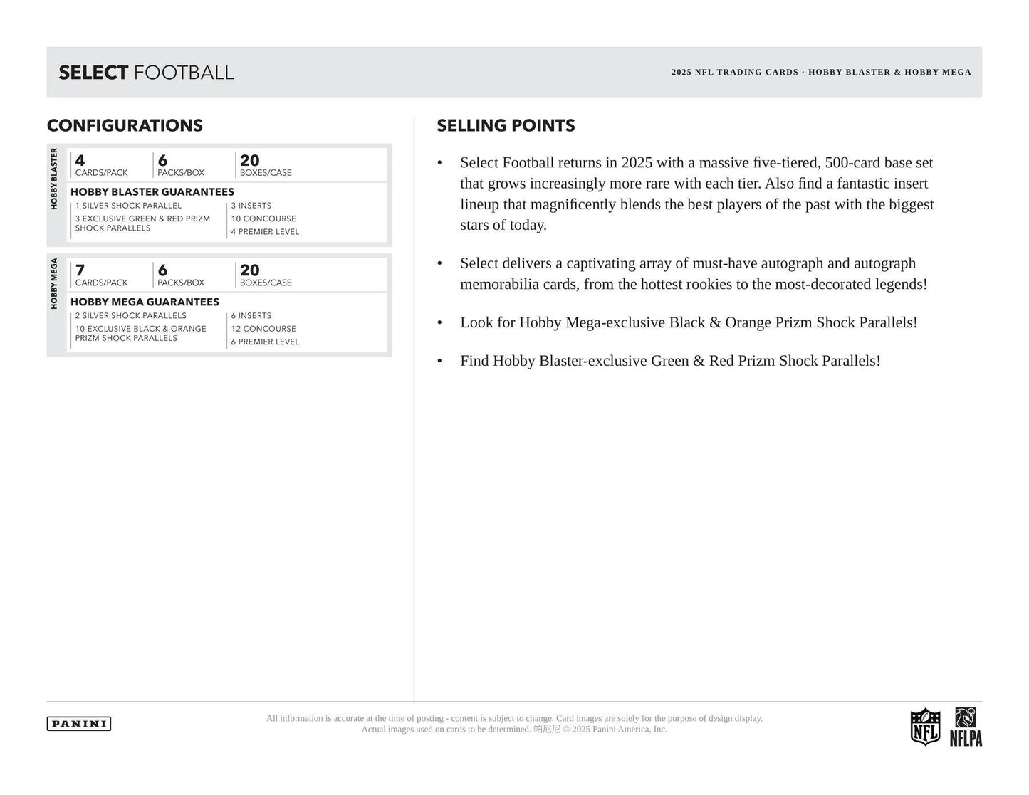 2025 Panini Select Football Hobby Blaster Box 746134189012 at King Card Canada