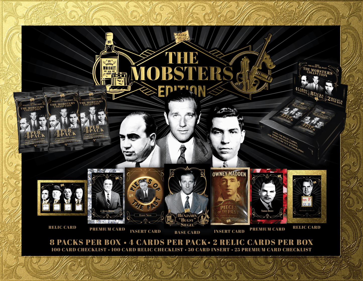 2025 Pieces of the Past Mobsters Edition Hobby Box 810216480431 at King Card Canada