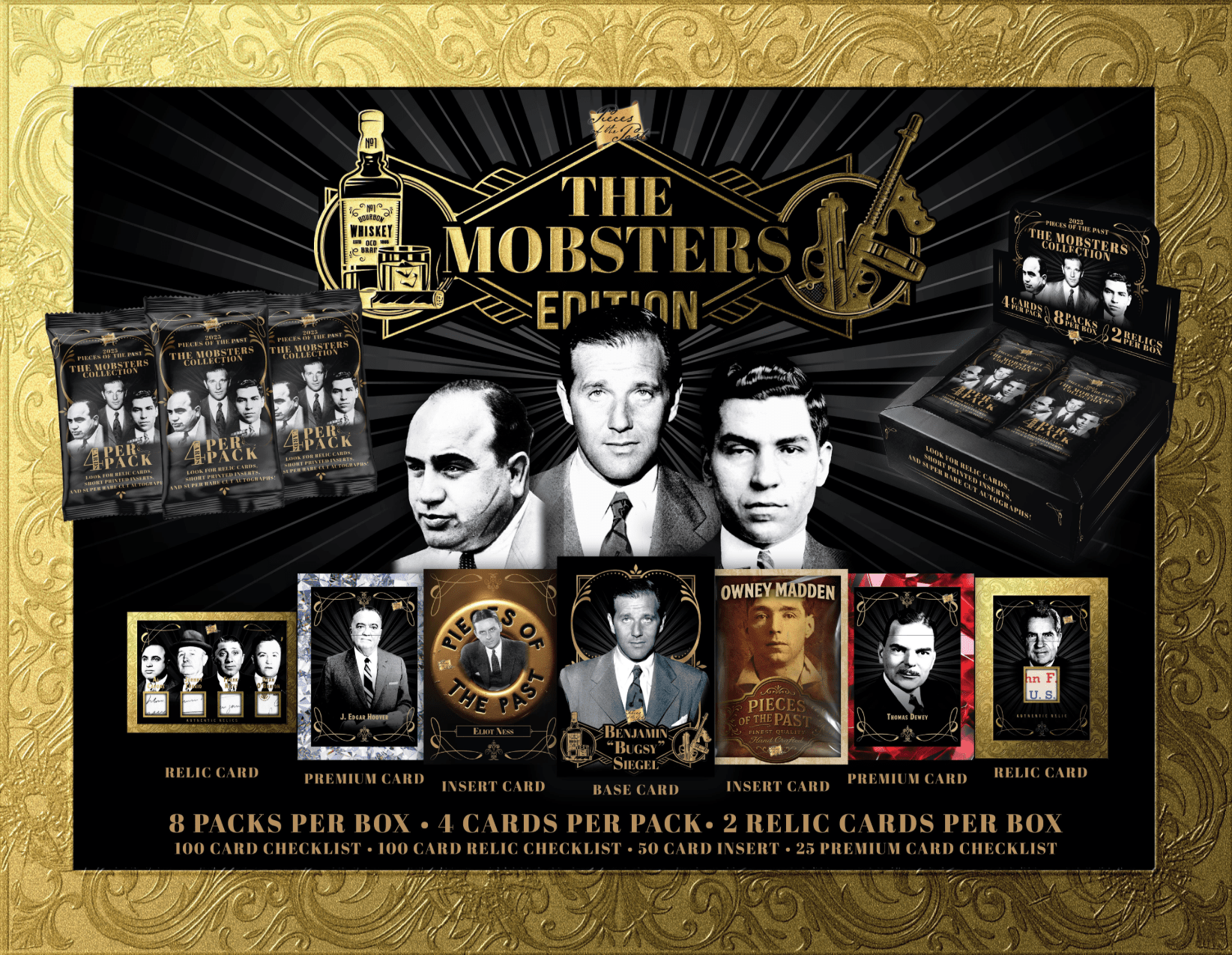2025 Pieces of the Past Mobsters Edition Hobby Box 810216480431 at King Card Canada