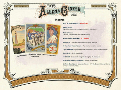 2025 Topps Allen & Ginter Baseball Blaster Value Box 887521144327 at King Card Canada