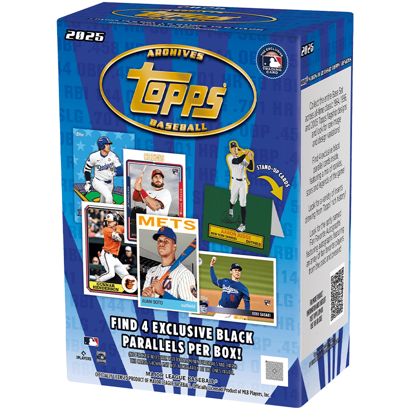 2025 Topps Archives Baseball Blaster Value Box 887521143306 at King Card Canada