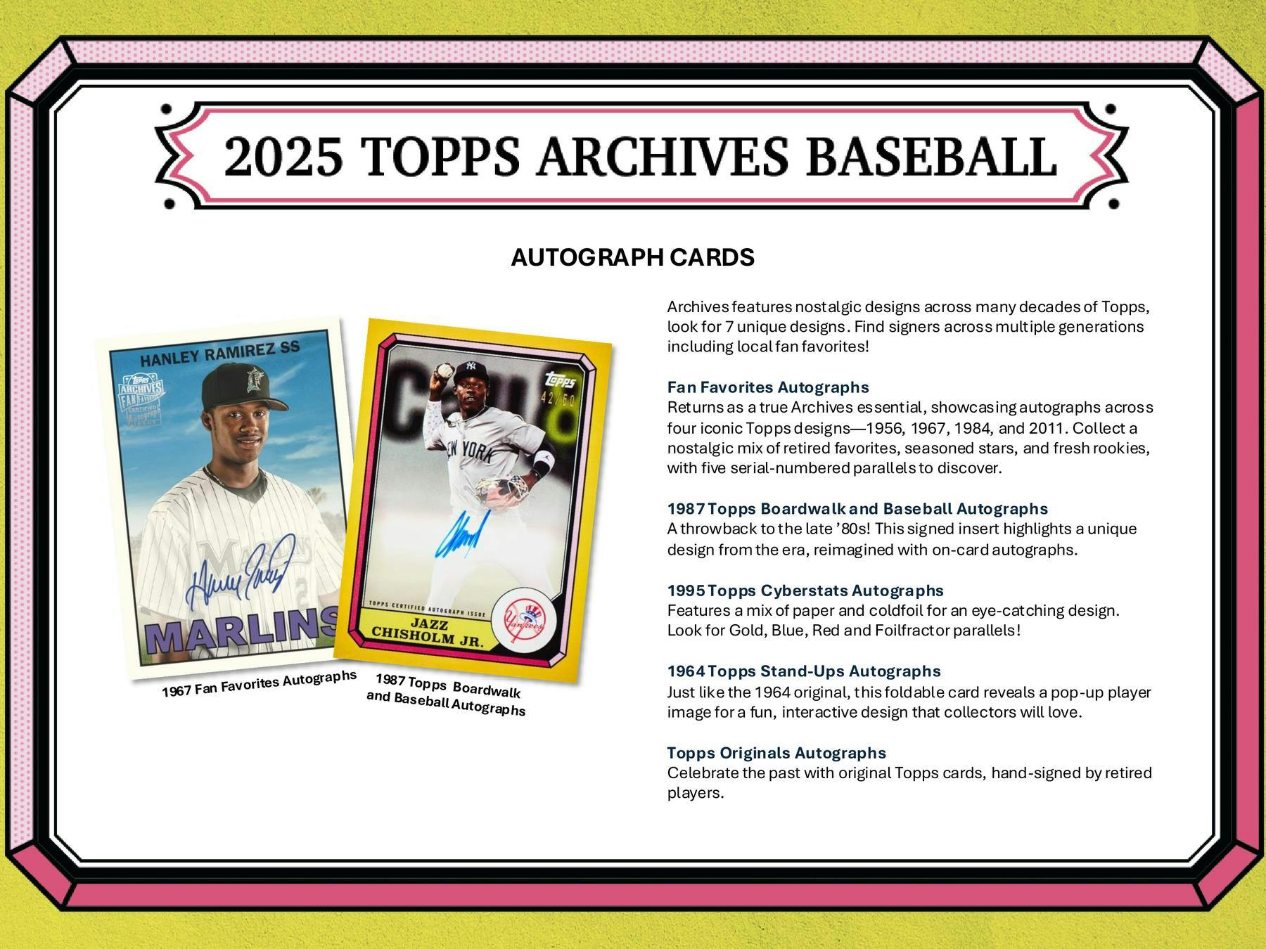 2025 Topps Archives Baseball Blaster Value Box 887521143306 at King Card Canada