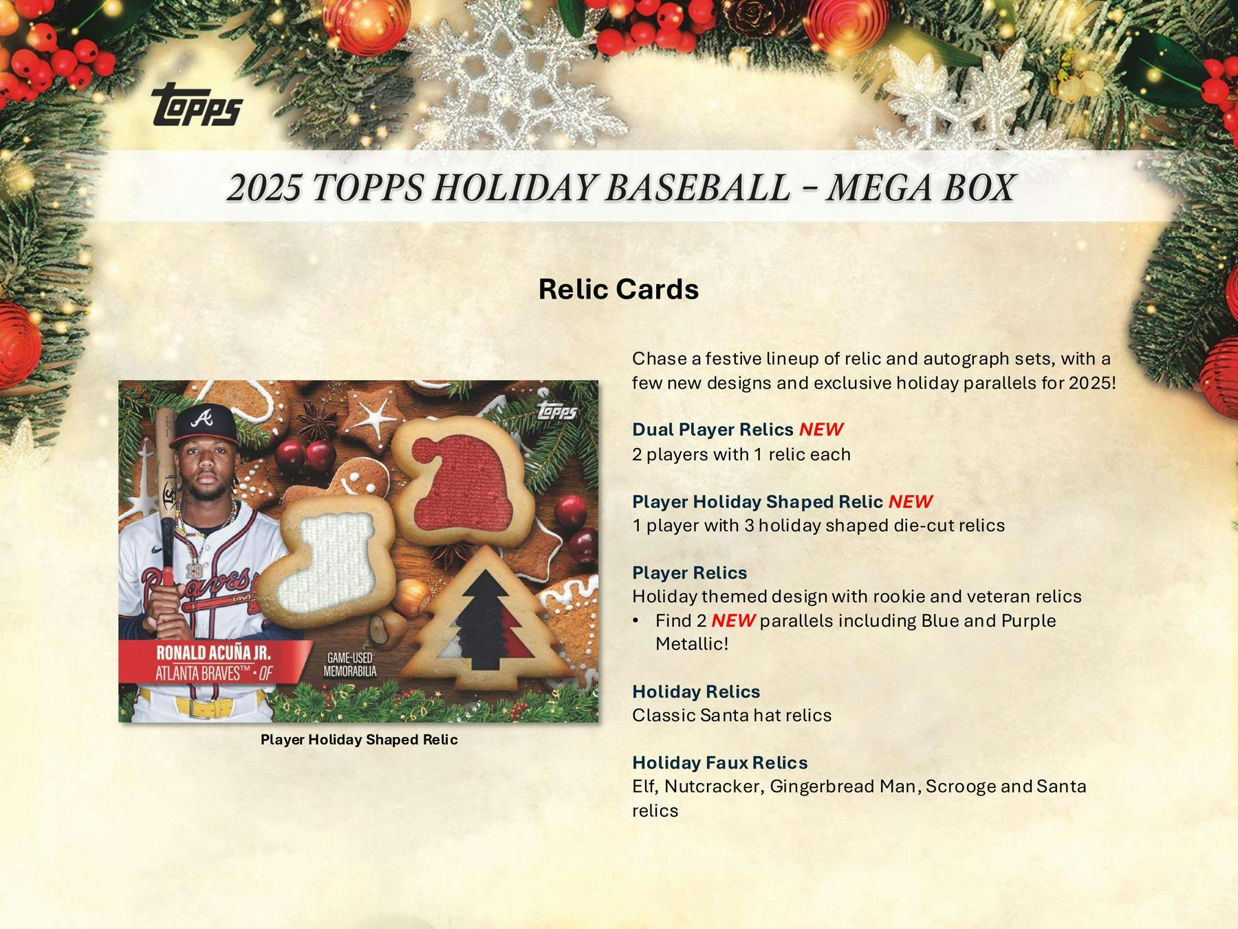 2025 Topps Baseball Holiday Mega Box 887521142682 at King Card Canada