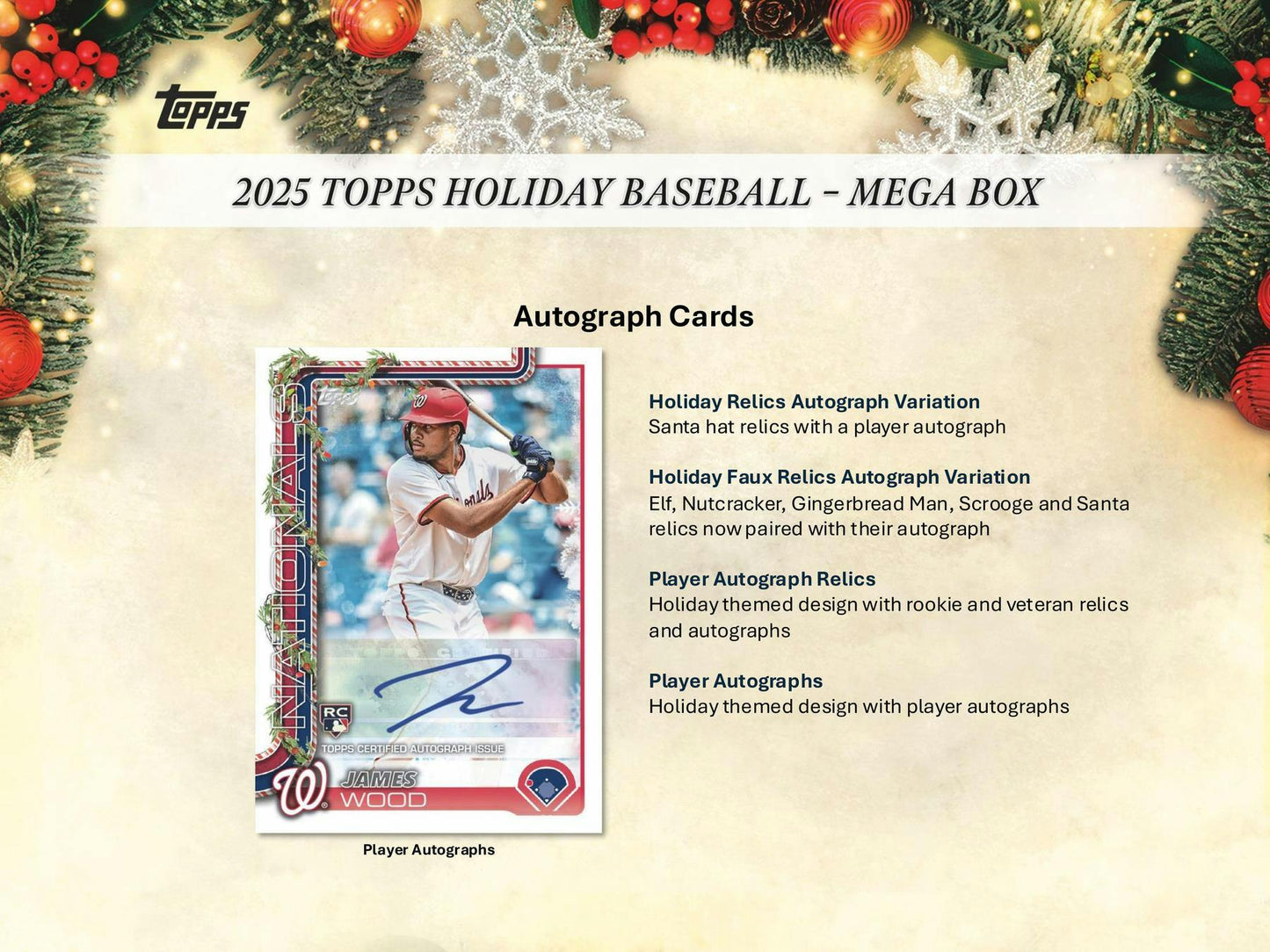 2025 Topps Baseball Holiday Mega Box 887521142682 at King Card Canada