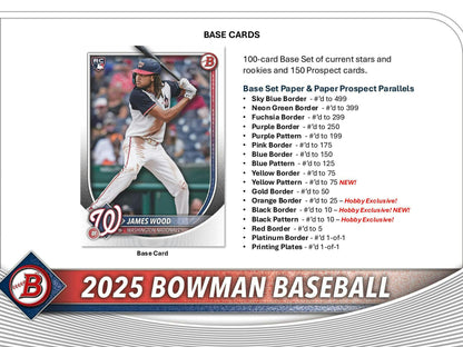 2025 Topps Bowman Baseball Hobby Box 887521139262 at King Card Canada