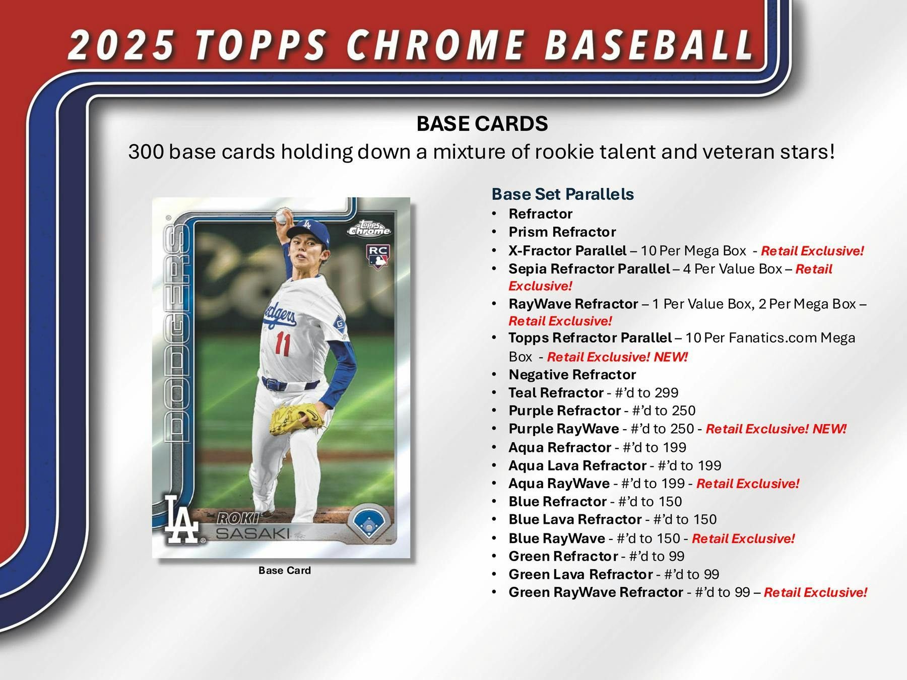 2025 Topps Chrome Baseball Blaster Value Box 887521140756 at King Card Canada