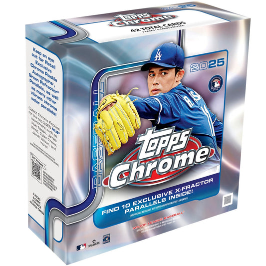 2025 Topps Chrome Baseball Mega Box 887521140800 at King Card Canada