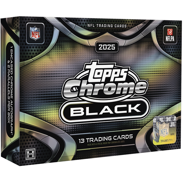 2025 Topps Chrome Black Football Hobby Box 887521156955 at King Card Canada