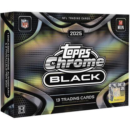 2025 Topps Chrome Black Football Hobby Box 887521156955 at King Card Canada