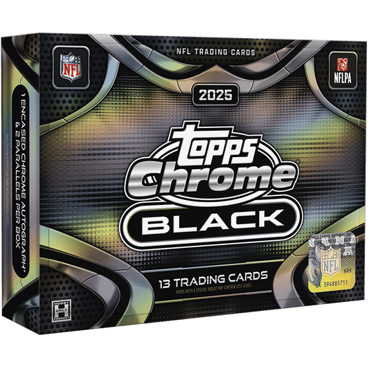 2025 Topps Chrome Black Football Hobby Box 887521156955 at King Card Canada