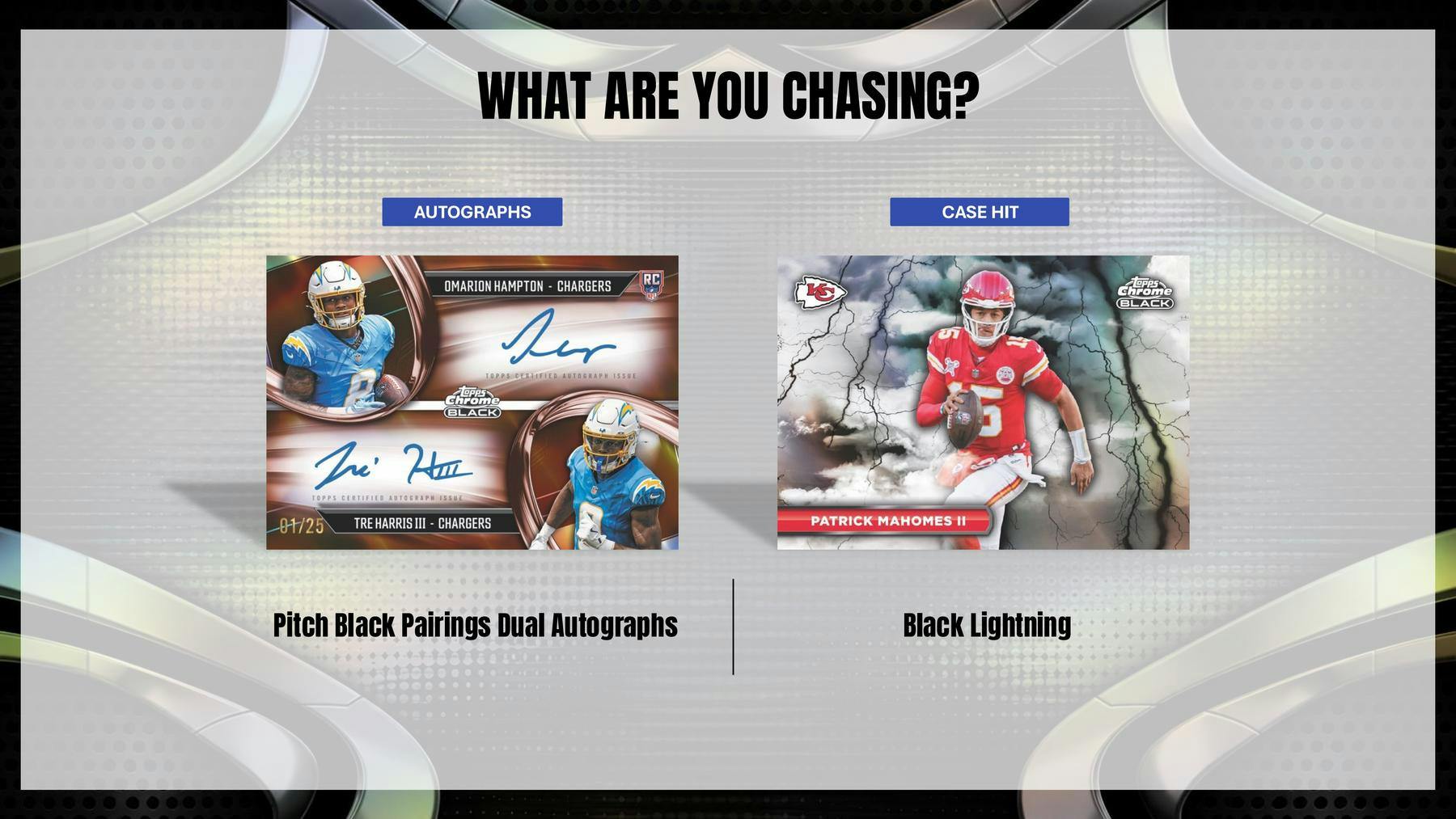 2025 Topps Chrome Black Football Hobby Box 887521156955 at King Card Canada