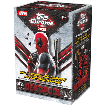 2025 Topps Chrome Deadpool Trading Cards Blaster Value Box 887521148608 at King Card Canada