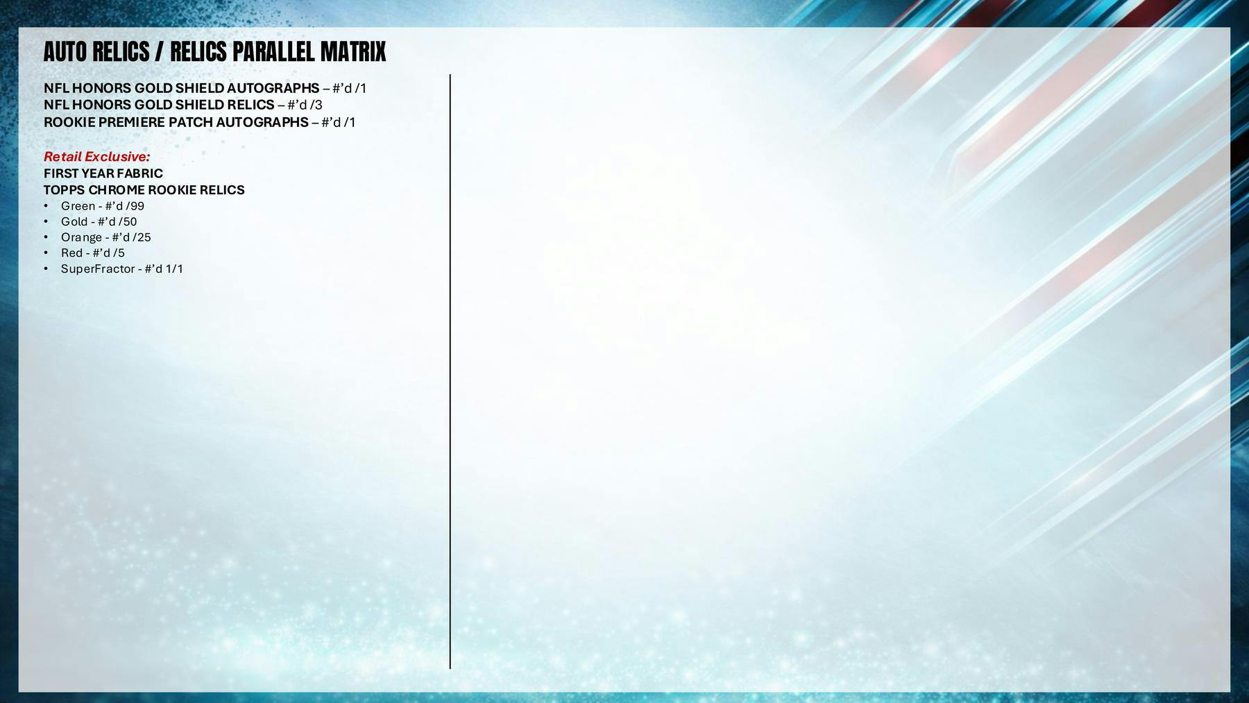 2025 Topps Chrome Football Blaster Value Box 887521156788 at King Card Canada