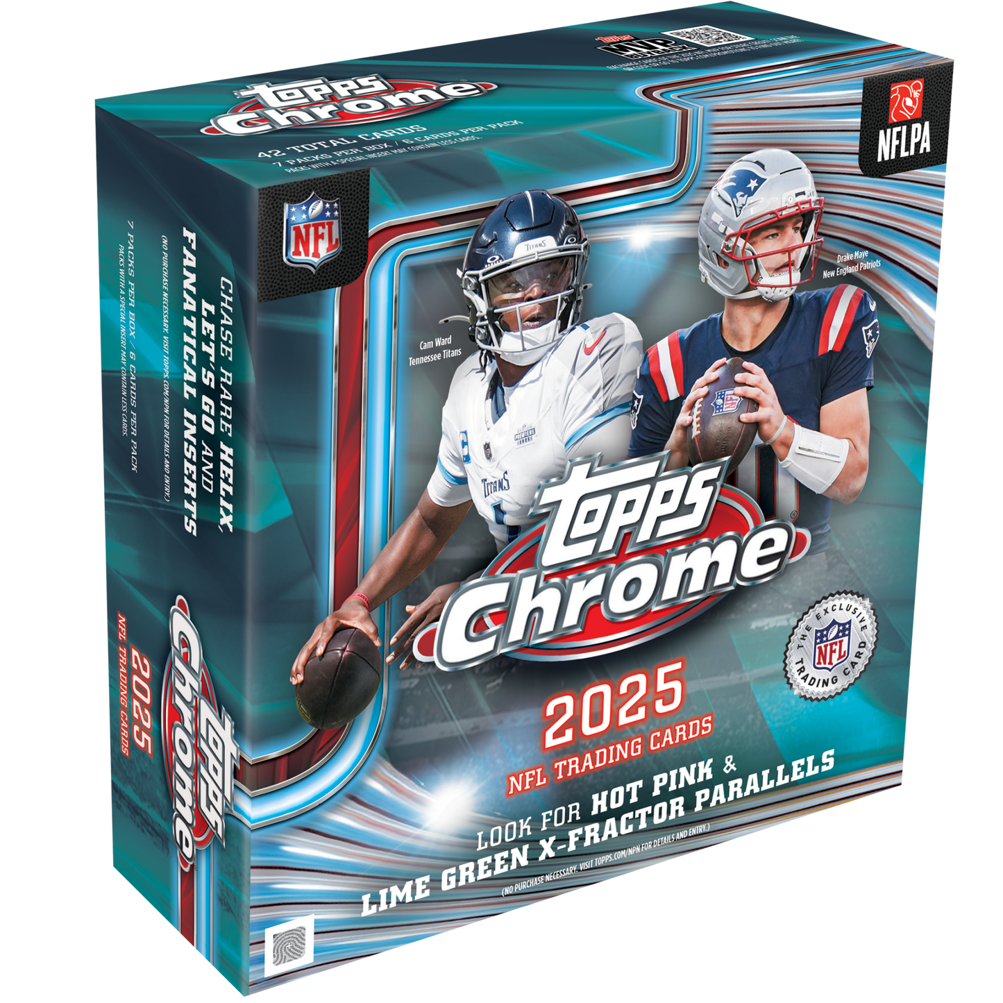 2025 Topps Chrome Football Mega Box 887521156856 at King Card Canada