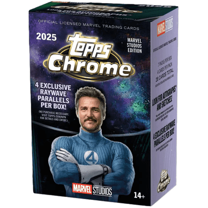 2025 Topps Chrome Marvel Studios Edition Trading Cards Blaster Value Box 887521151455 at King Card Canada