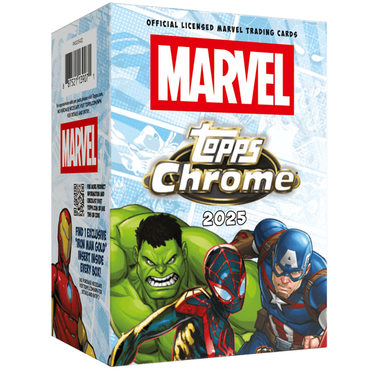 2025 Topps Chrome Marvel Trading Cards Blaster Value Box 887521139057 at King Card Canada