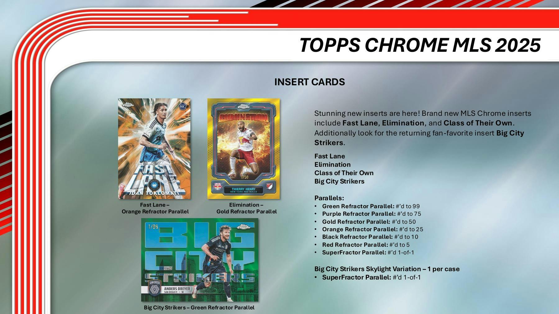 2025 Topps Chrome MLS Major League Soccer Blaster Value Box 887521148424 at King Card Canada