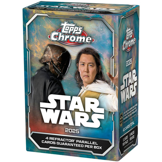 2025 Topps Chrome Star Wars Blaster Value Box 887521136605 at King Card Canada