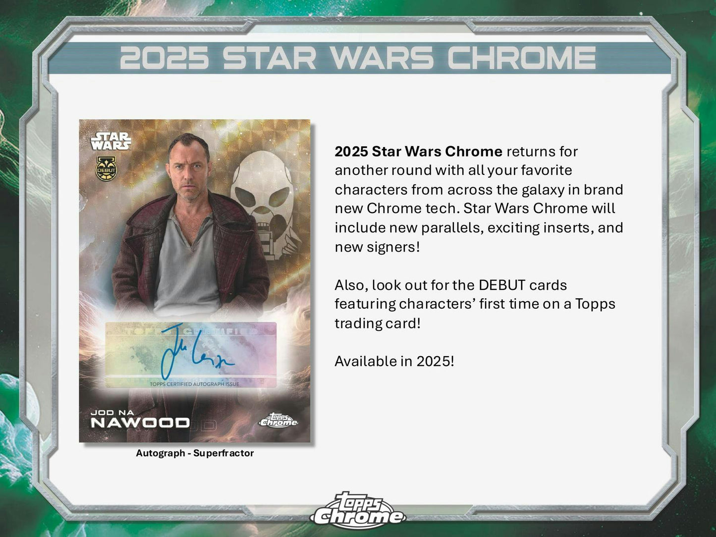 2025 Topps Chrome Star Wars Blaster Value Box 887521136605 at King Card Canada
