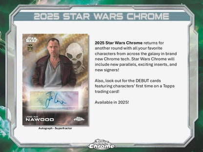 2025 Topps Chrome Star Wars Blaster Value Box 887521136605 at King Card Canada